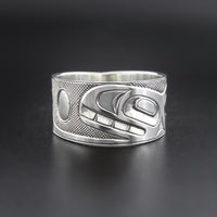 Raven-Finned Killerwhale - Silver Ring