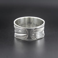 Raven-Finned Killerwhale - Silver Ring