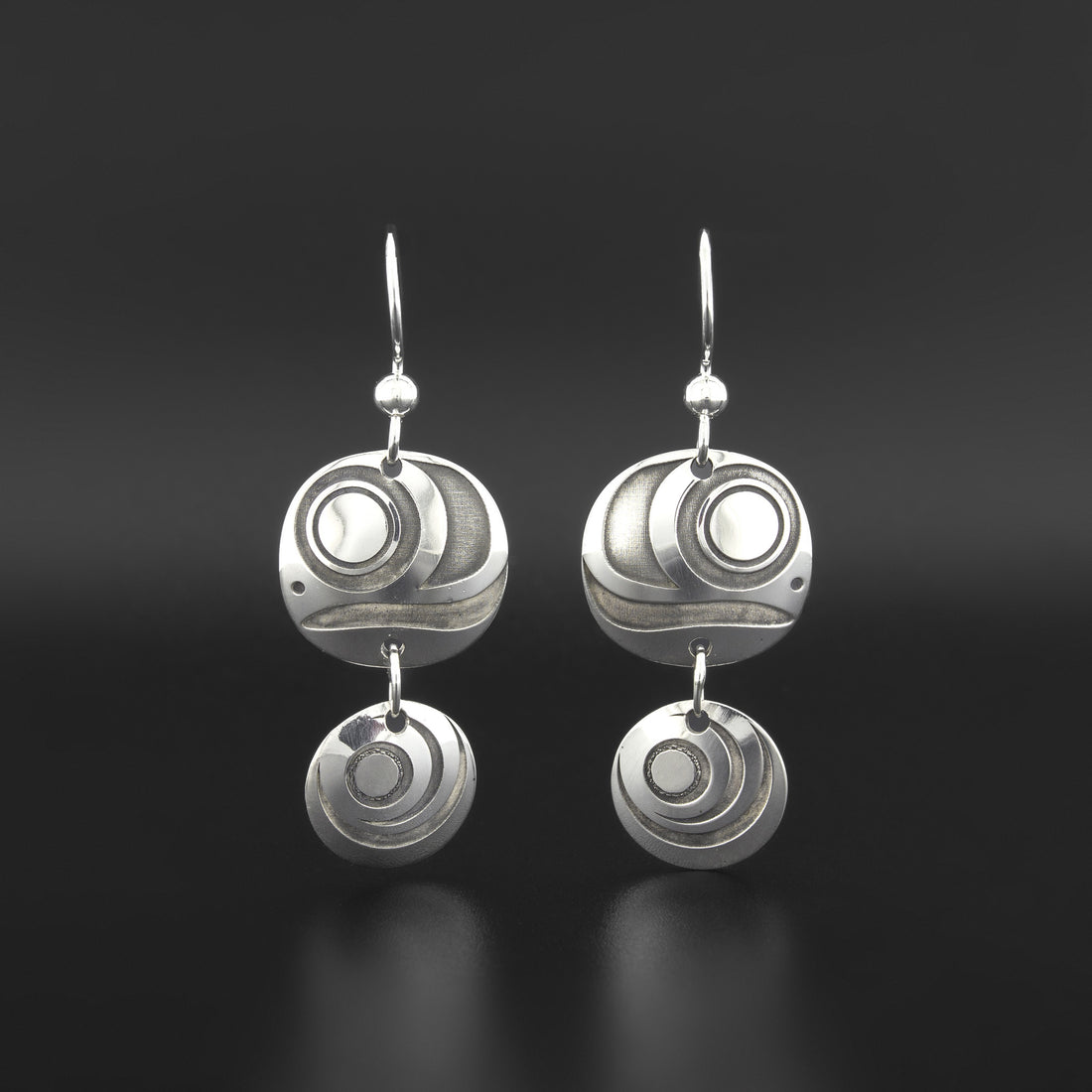 Salmon Eggs - Silver Earrings