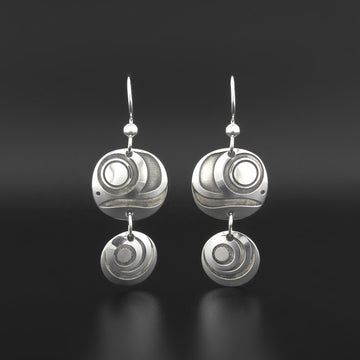 Salmon Eggs - Silver Earrings