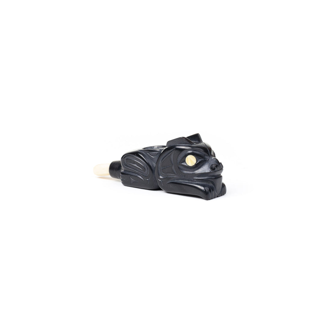 Bear Cub - Argillite Pipe