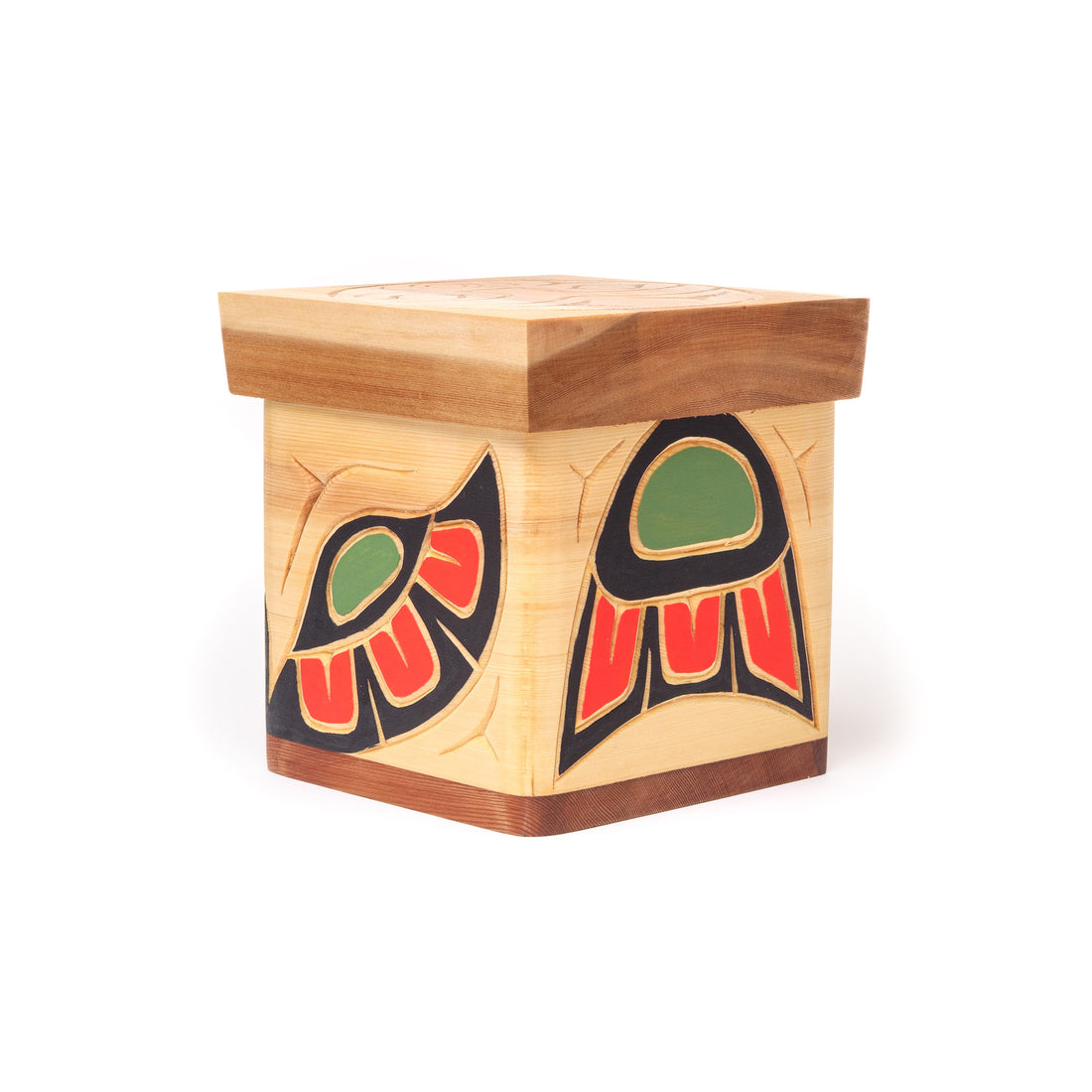 Raven and Moon - Cedar Bentwood Box