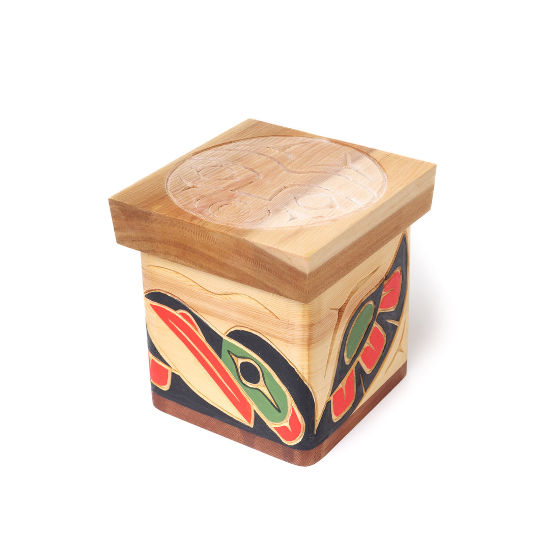 Raven and Moon - Cedar Bentwood Box