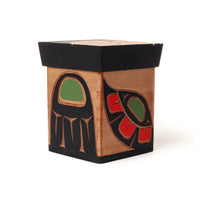Raven and Moon - Red Cedar Bentwood Box