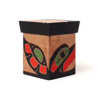 Raven and Moon - Red Cedar Bentwood Box