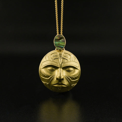 Eagle Ancestor - 18k Gold Pendant