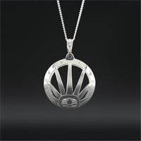 Sea Urchin - Silver Pendant