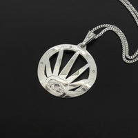 Sea Urchin - Silver Pendant