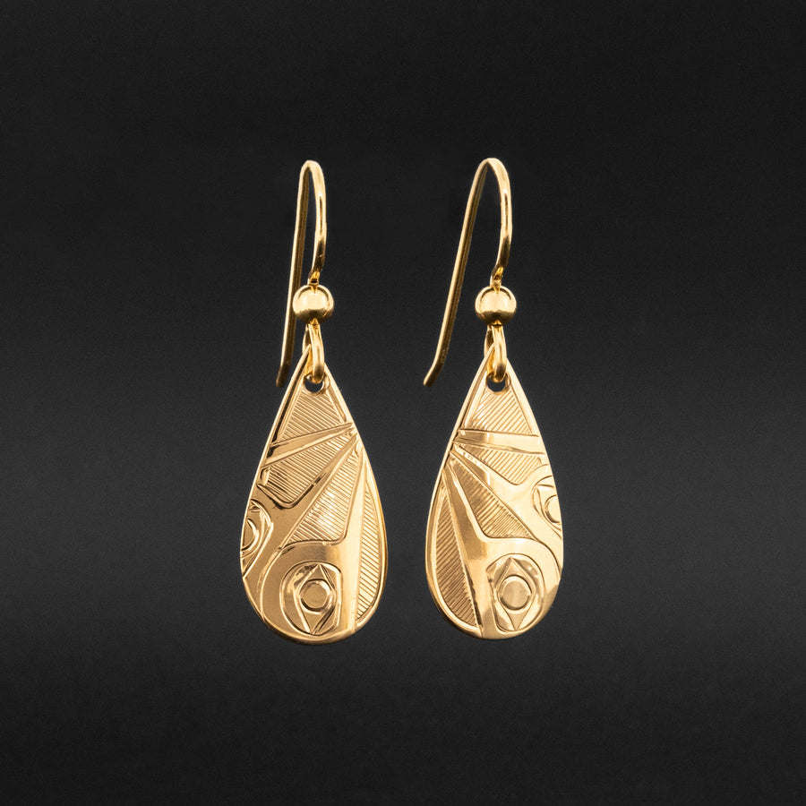 Hummingbirds - 14k Gold Earrings