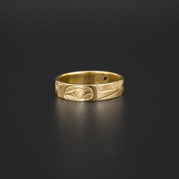 Hummingbird - 14k Gold Ring