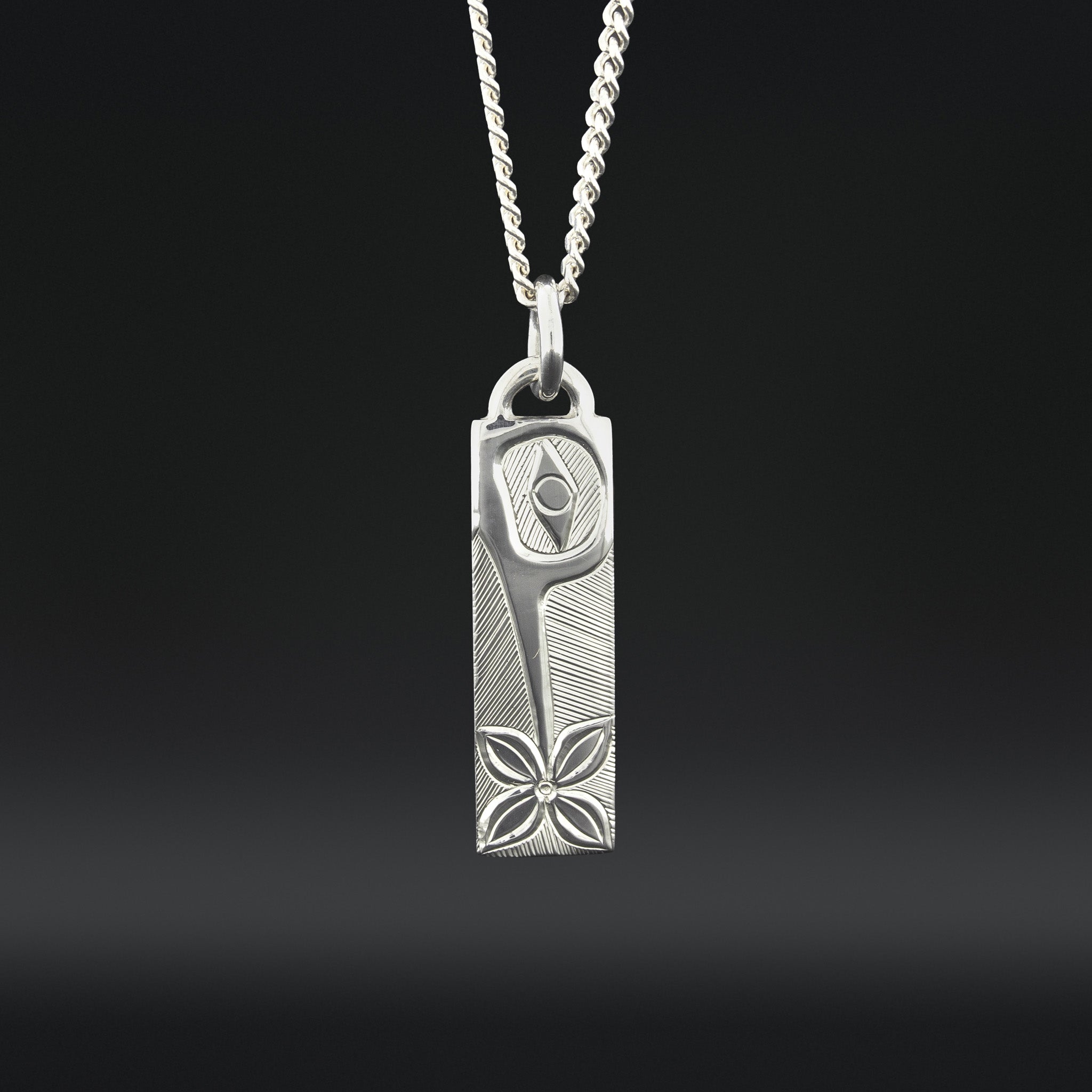 Hummingbird - Silver Pendant – Lattimer Gallery