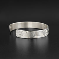 Killerwhale - Silver Bracelet with Blue Topaz