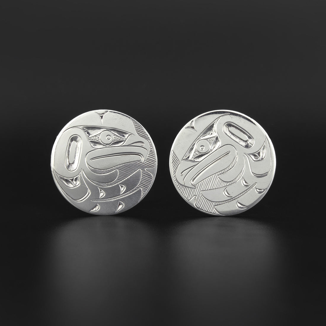 Eagle - Silver Stud Earrings