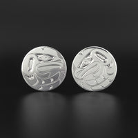 Eagle - Silver Stud Earrings
