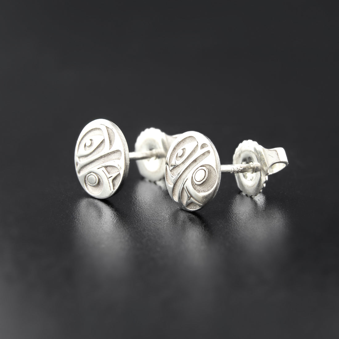 Various Designs - Silver Stud Earrings