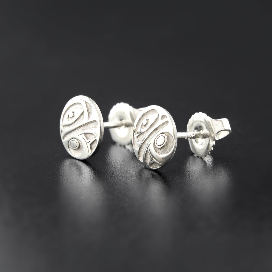 Various Designs - Silver Stud Earrings