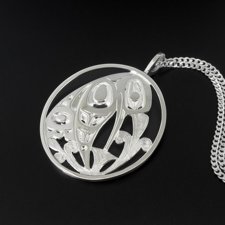 Hummingbird - Silver Pendant