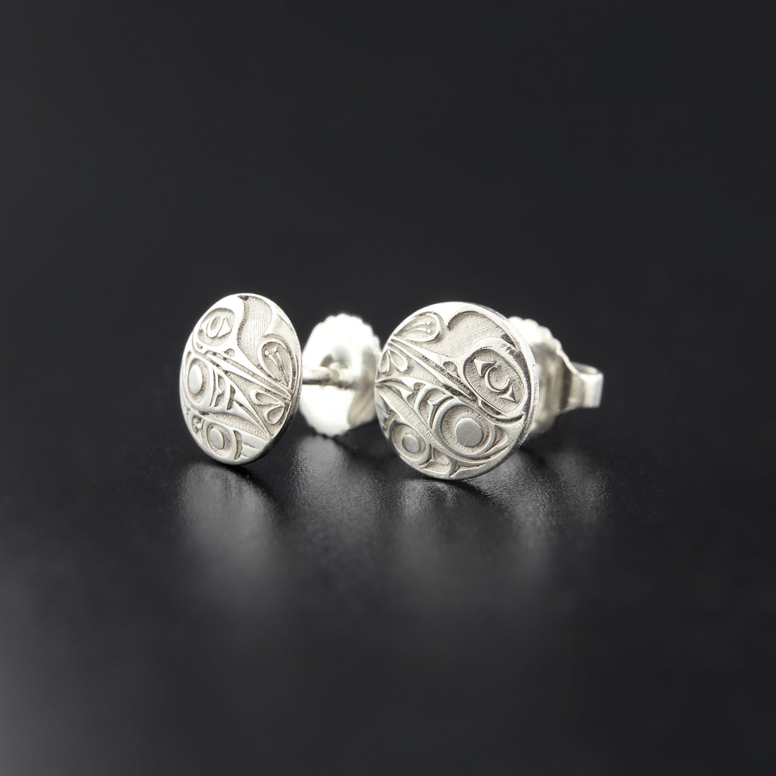 Various Designs - Silver Stud Earrings