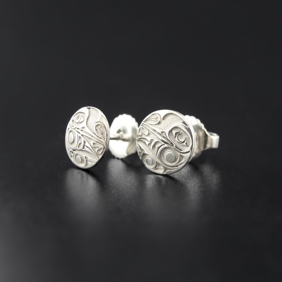 Various Designs - Silver Stud Earrings
