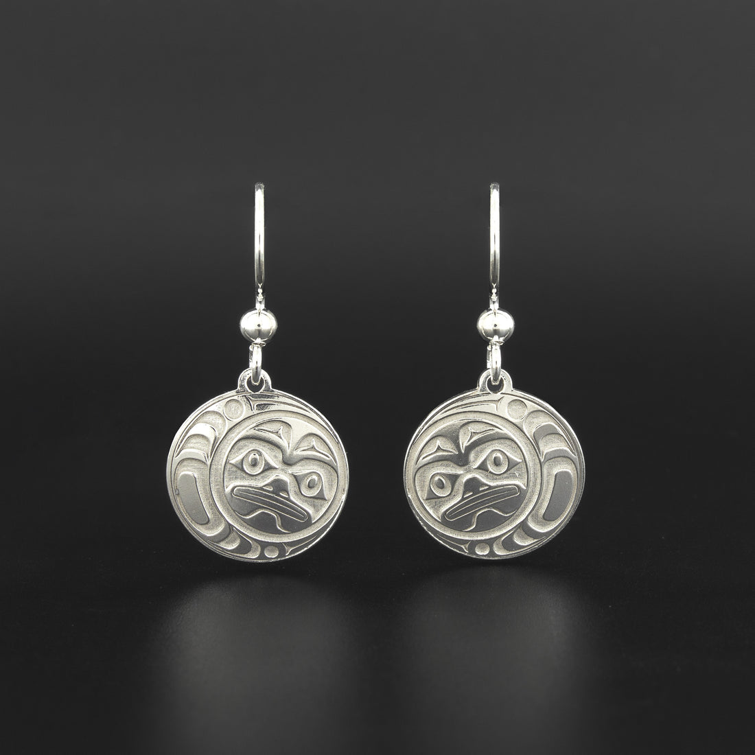 Moon - Silver Earrings