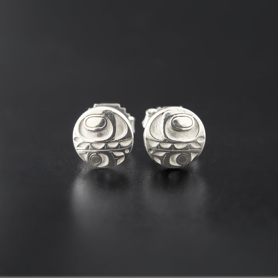 Various Designs - Silver Stud Earrings