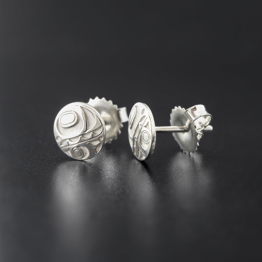 Various Designs - Silver Stud Earrings