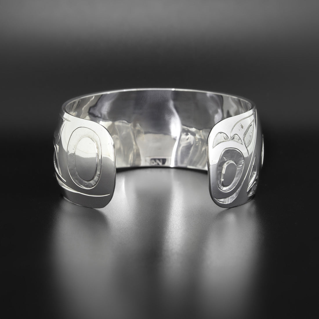 Raven - Silver Bracelet with 14k Gold