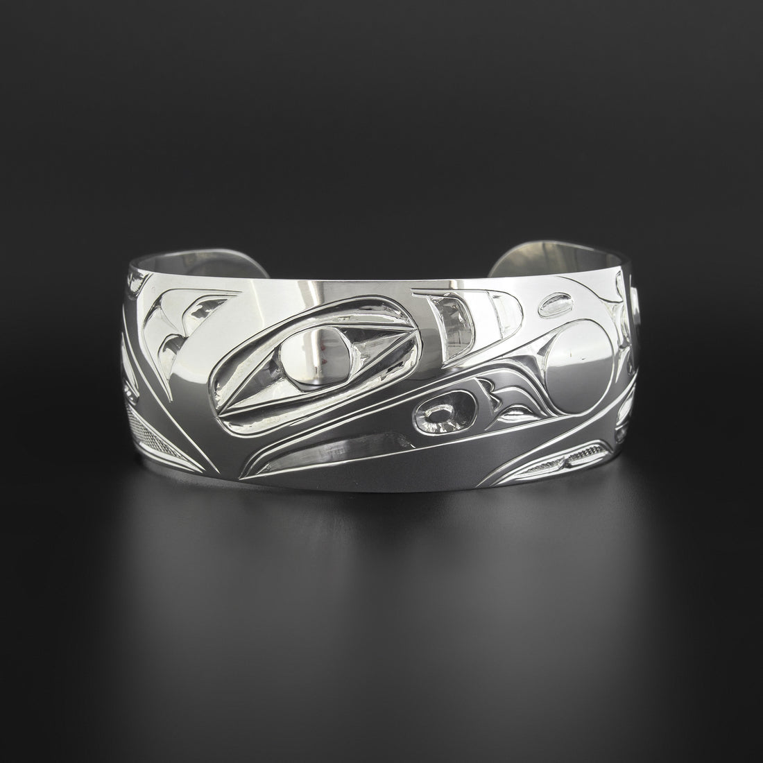 Raven and Light - Silver Bracelet