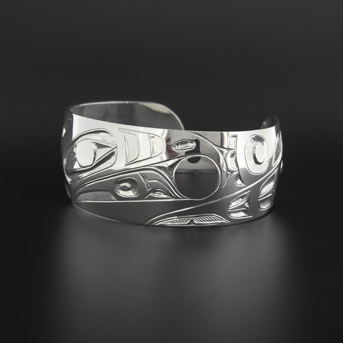 Raven and Light - Silver Bracelet