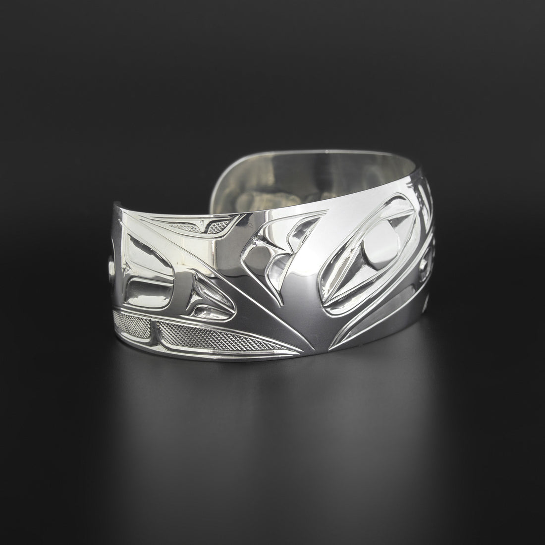 Raven and Light - Silver Bracelet