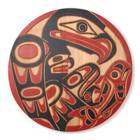 Eagle and Salmon - Red Cedar Panel