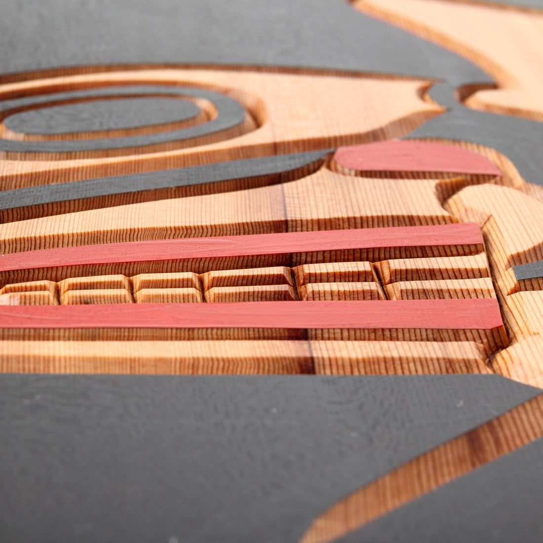 Eagle and Salmon - Red Cedar Panel