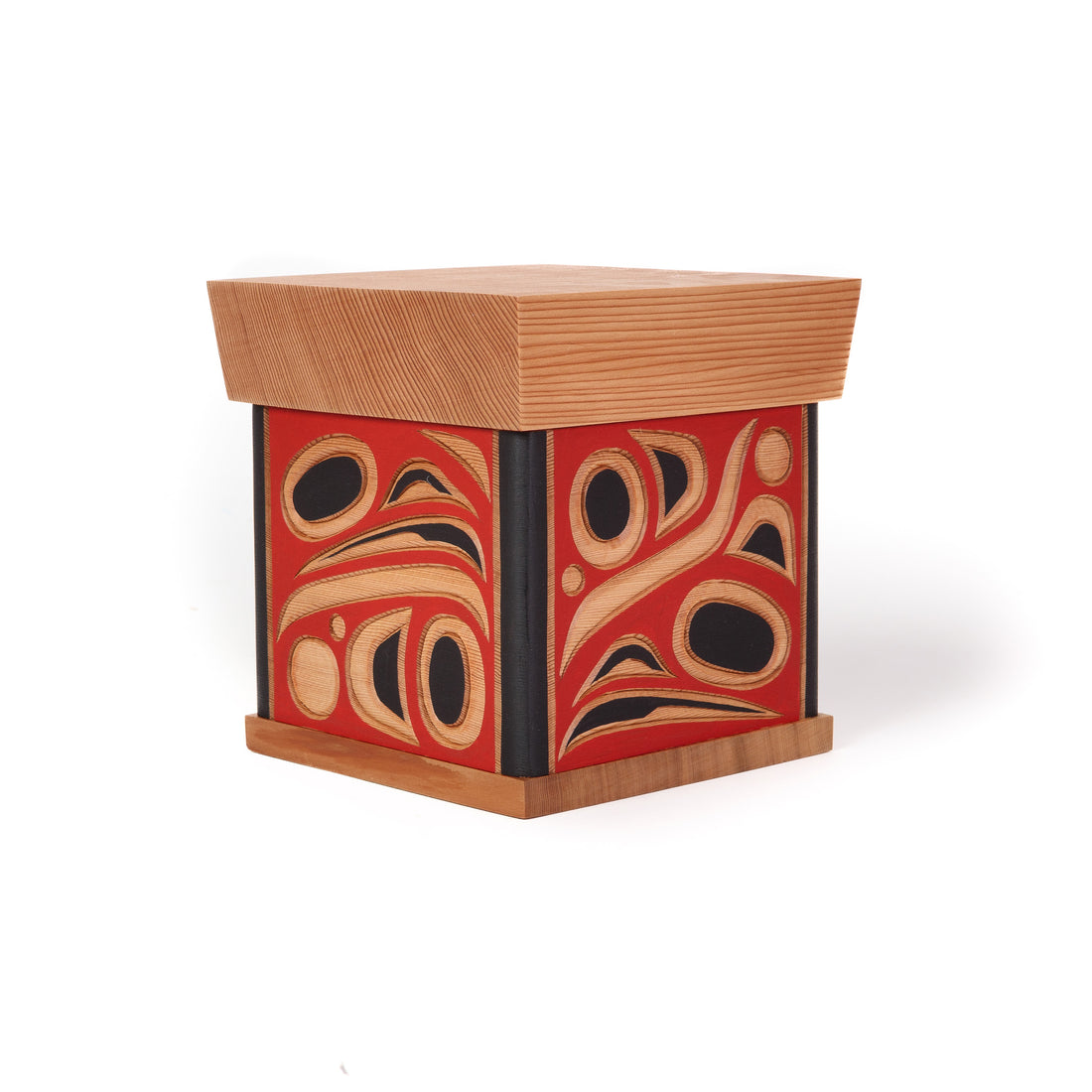 Four Ravens - Red Cedar Bentwood Box