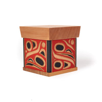 Four Ravens - Red Cedar Bentwood Box