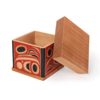 Four Ravens - Red Cedar Bentwood Box