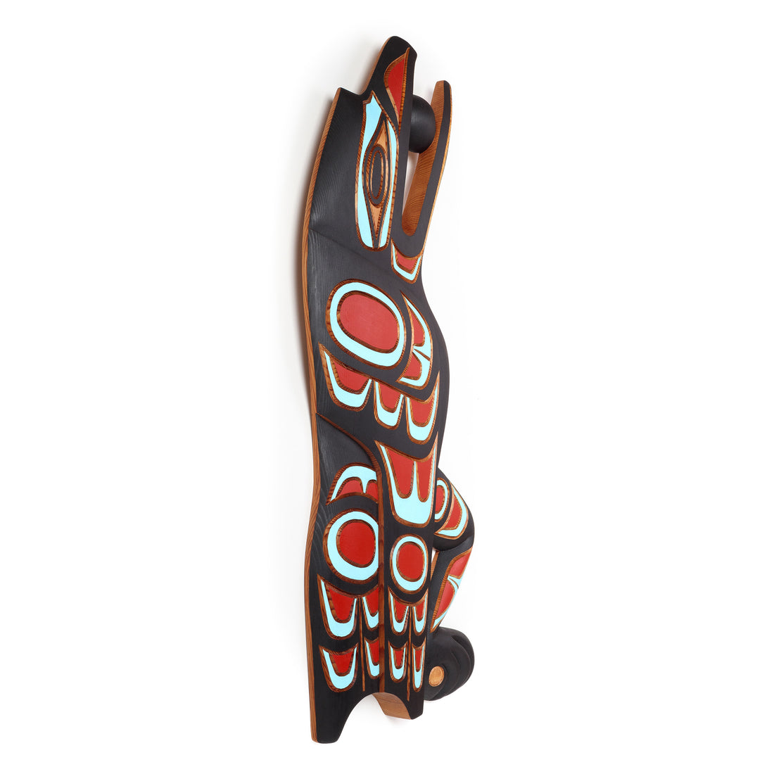 Raven and Light - Red Cedar Sculpture