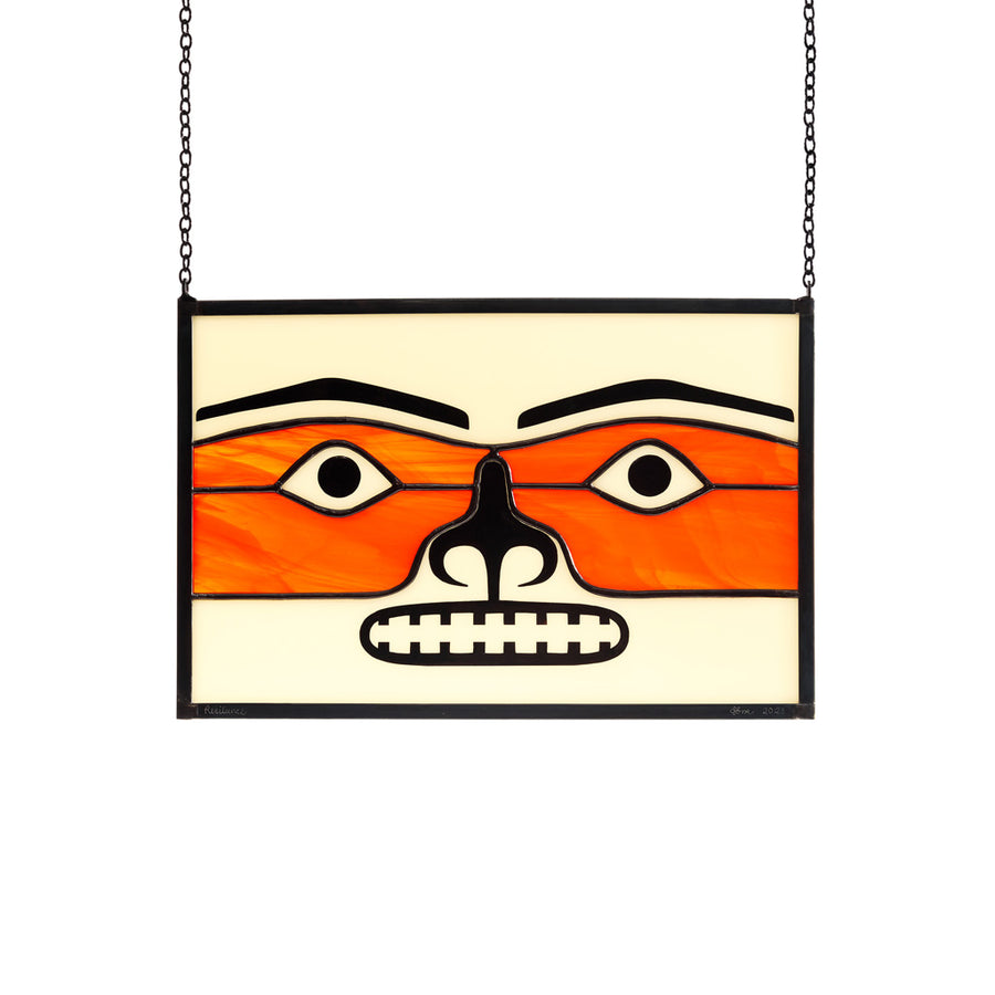 Chilkat (Resilience) - Stained Glass Panel
