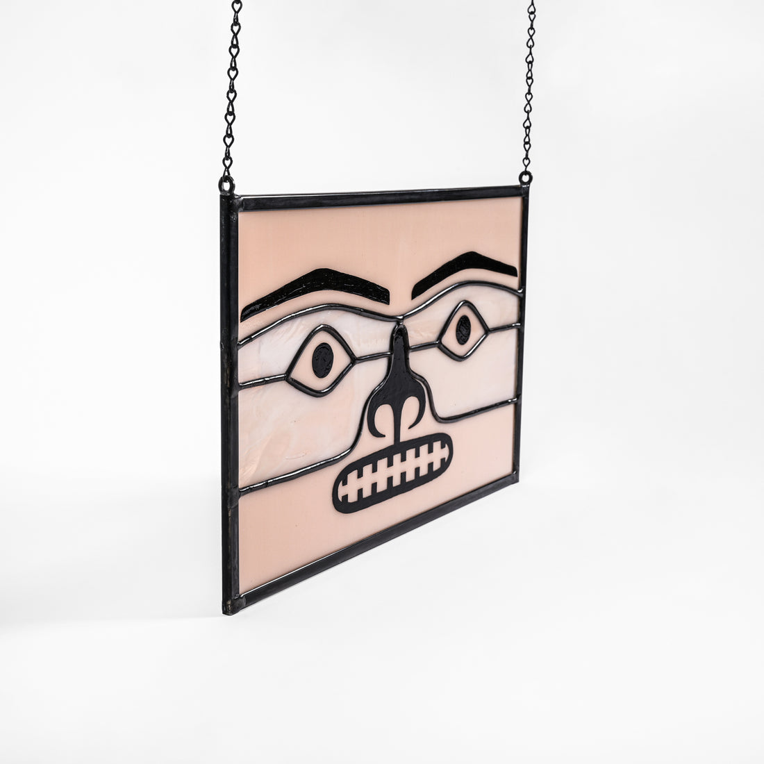 Chilkat (Pink) - Stained Glass Panel