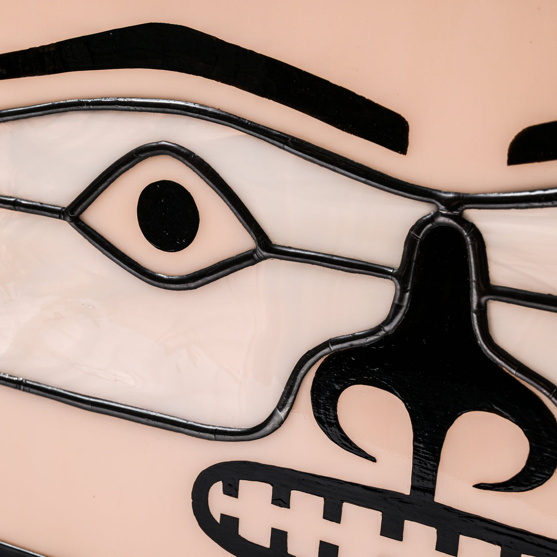 Chilkat (Pink) - Stained Glass Panel