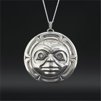 Moon - Silver Pendant