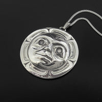 Moon - Silver Pendant