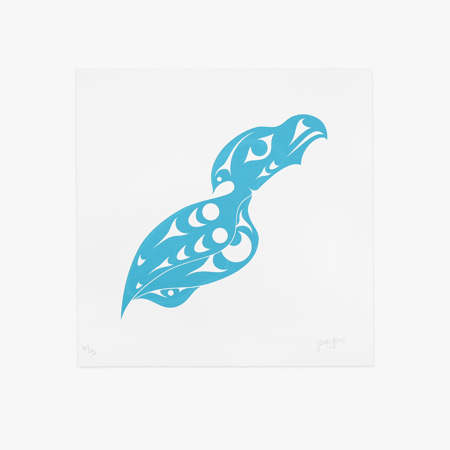 Yexw (Blue 'Thunderbird') - Limited Edition Print
