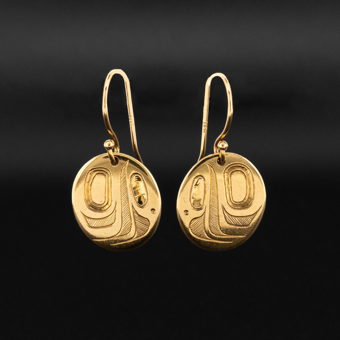 Eagle 18k Gold Earrings