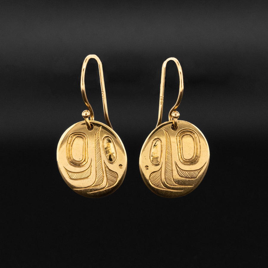 Eagle 18k Gold Earrings