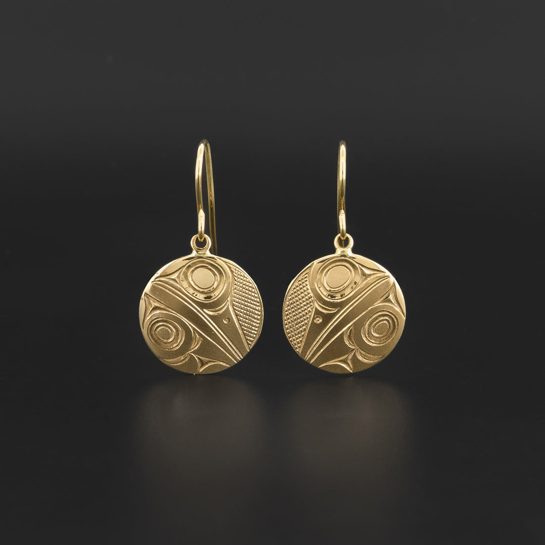 Hummingbird - 14k Gold Earrings