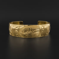 Raven Transforming - 14k Gold Bracelet