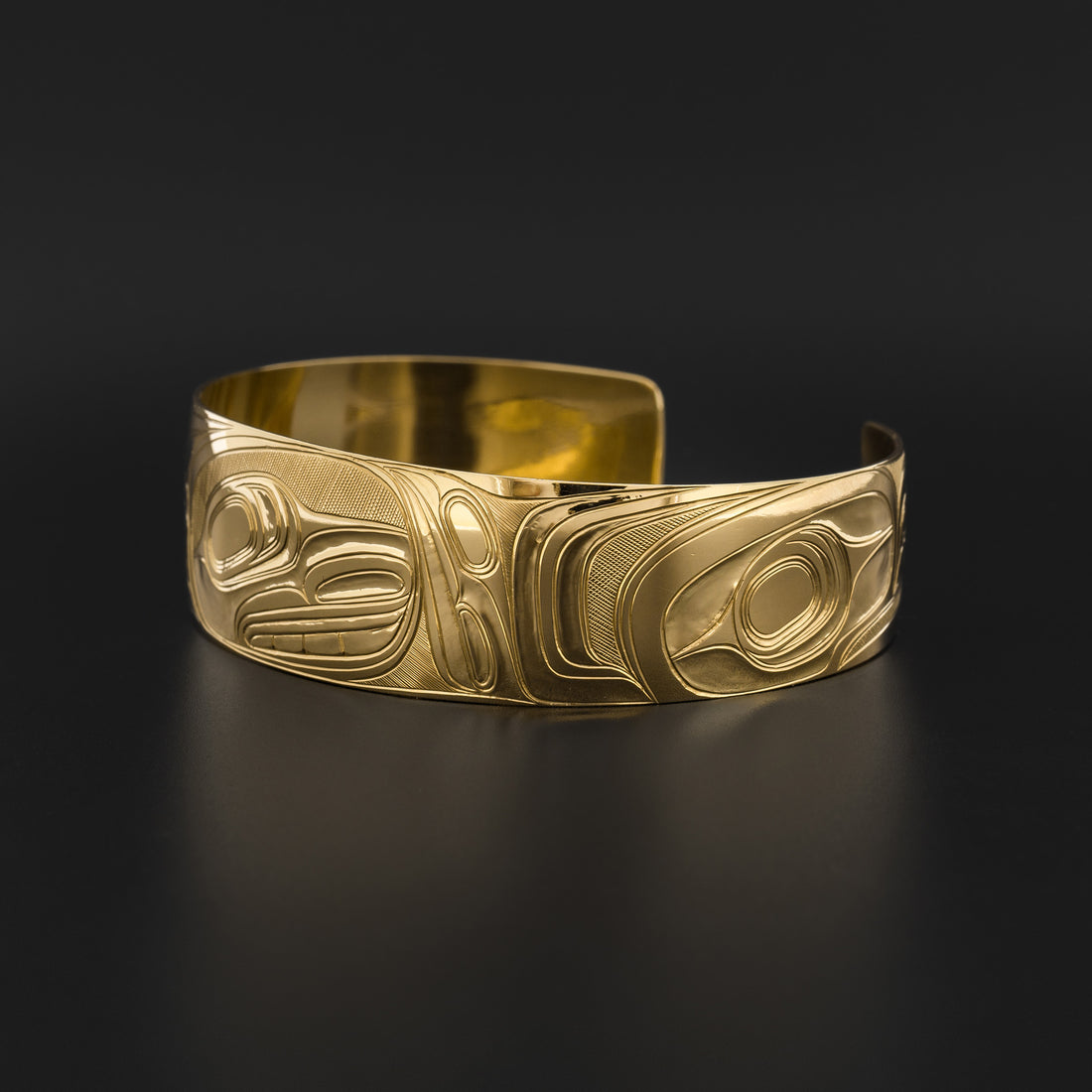 Raven Transforming - 14k Gold Bracelet