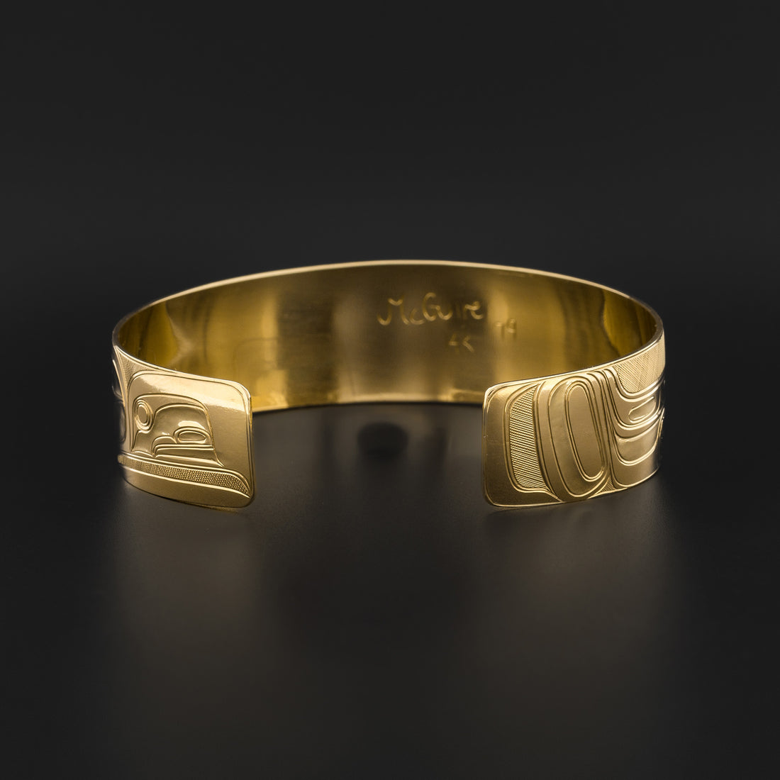 Raven Transforming - 14k Gold Bracelet