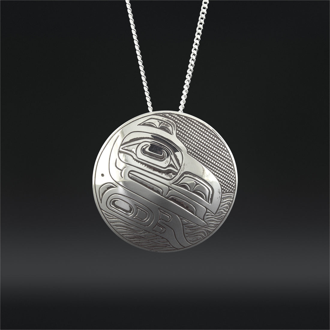 Raven - Silver Pendant