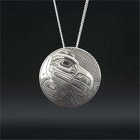 Raven - Silver Pendant